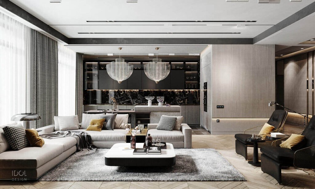 Black and gold home decor ideas 