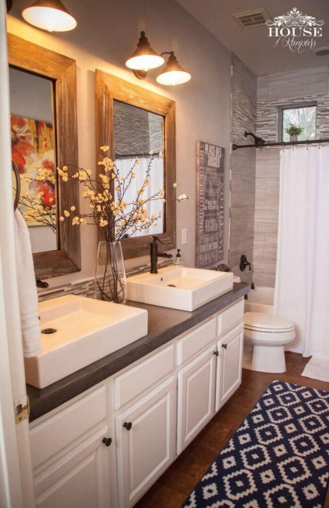 Farmhouse Bathroom Decor Ideas