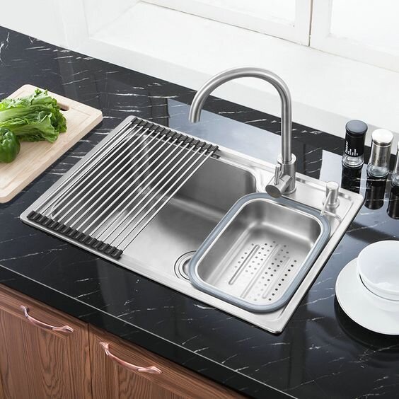 kitchen+sink+drainer+racks